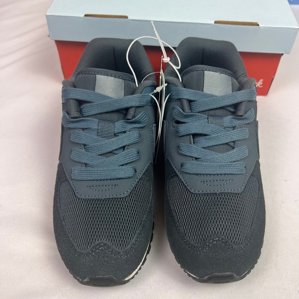 Cat & Jack Alexander Kids Navy Blue Memory Foam Athletic Sneakers Size 6 NEW